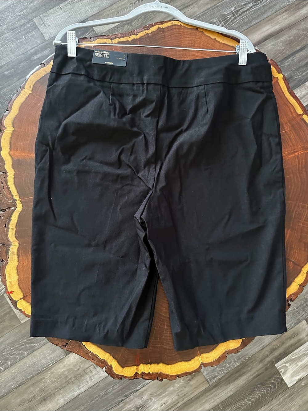 Chico's Brigitte Black Bermuda Shorts